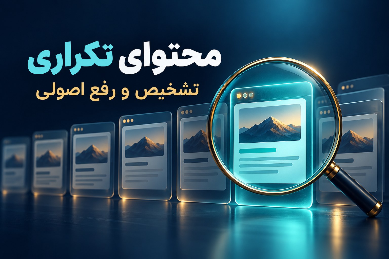 تشخیص و رفع محتوای تکراری